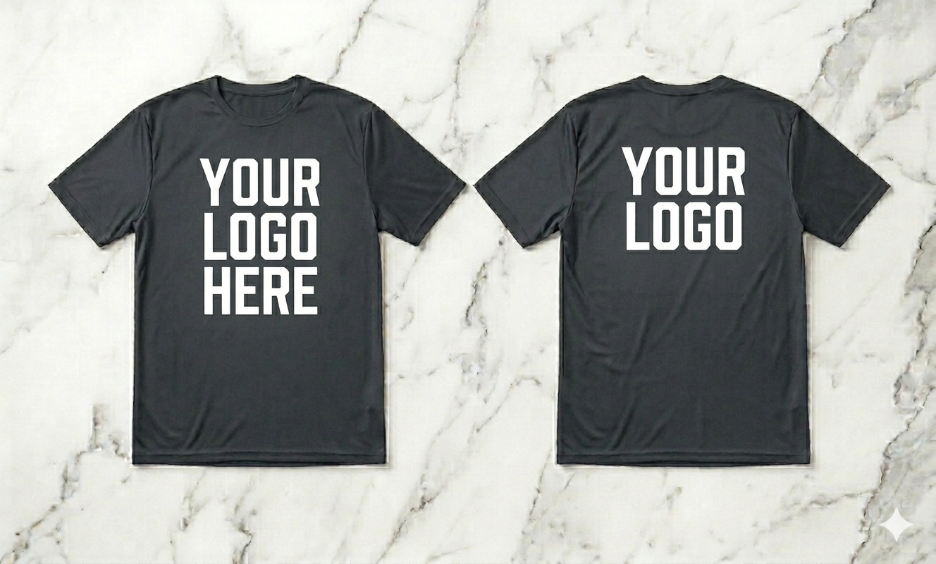 Custom Printed Short Sleeve T-Shirt, Your Logo
